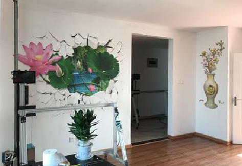 盘州墙体彩绘相比墙纸的优势。