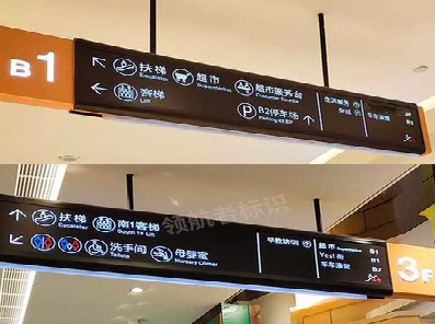 盘州如何通过商场标识牌引导客流分布？