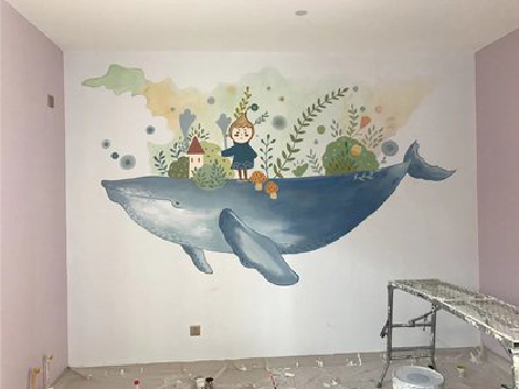 盘州手绘墙的特点及优势。